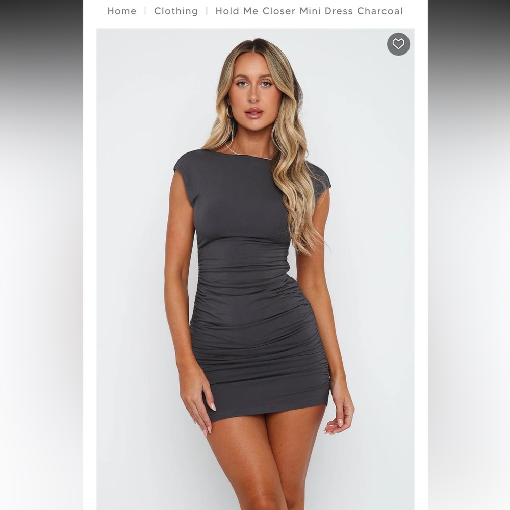 White Fox Boutique Sleek Black Mini Dress